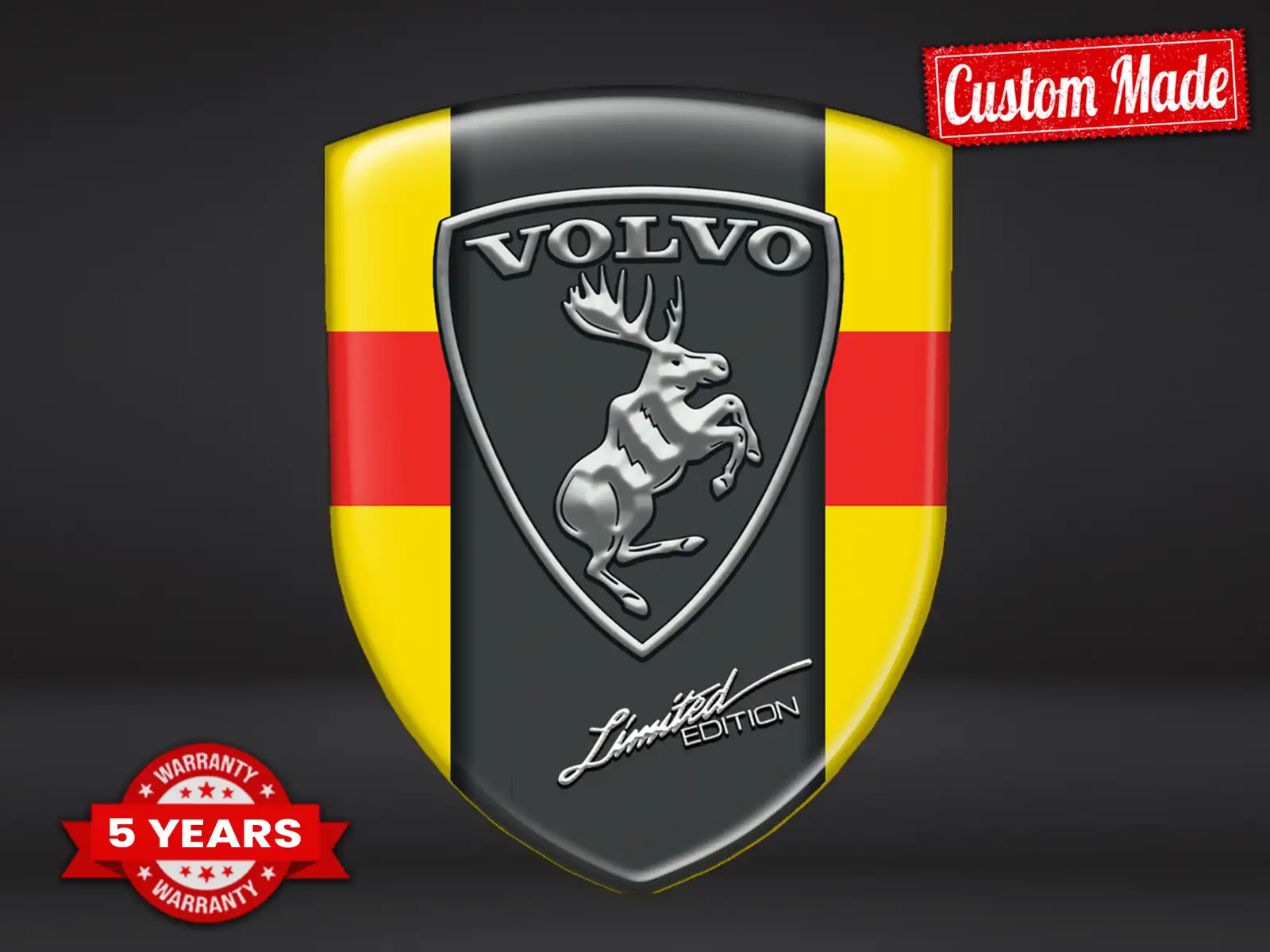 Volvo Pegatina En Relieve Contemporánea Chic Máxima 